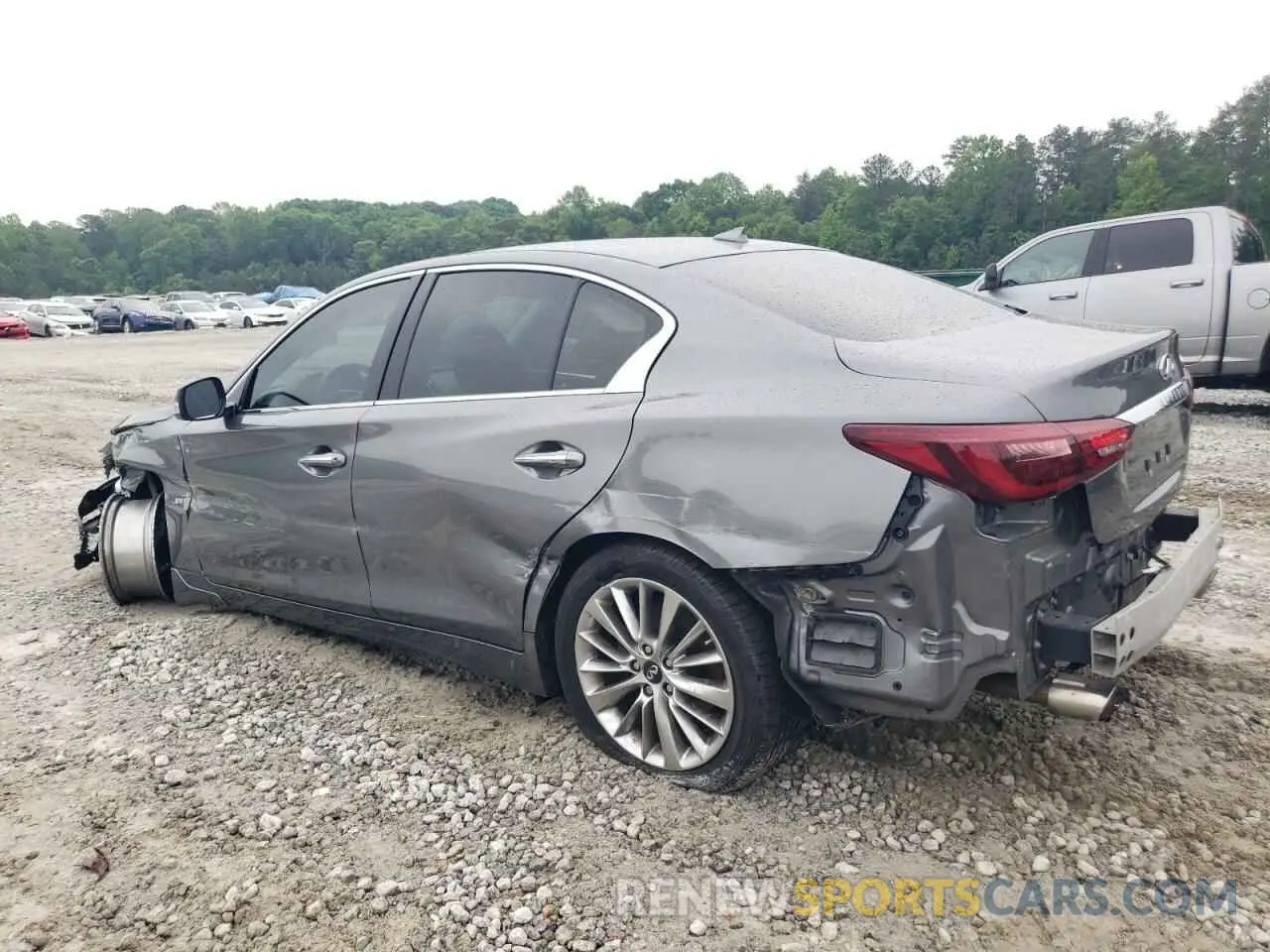 2 Photograph of a damaged car JN1EV7AP6KM516177 INFINITI Q50 2019