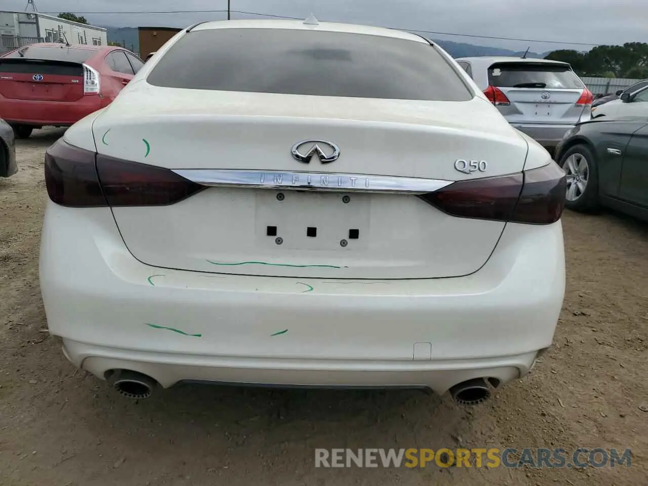 6 Фотография поврежденного автомобиля JN1EV7AP6KM516986 INFINITI Q50 2019