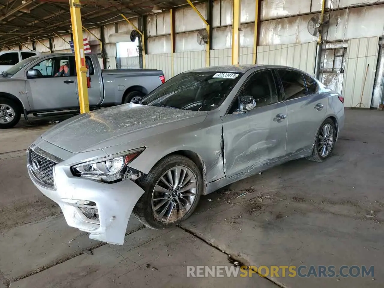 1 Photograph of a damaged car JN1EV7AP6KM518012 INFINITI Q50 2019