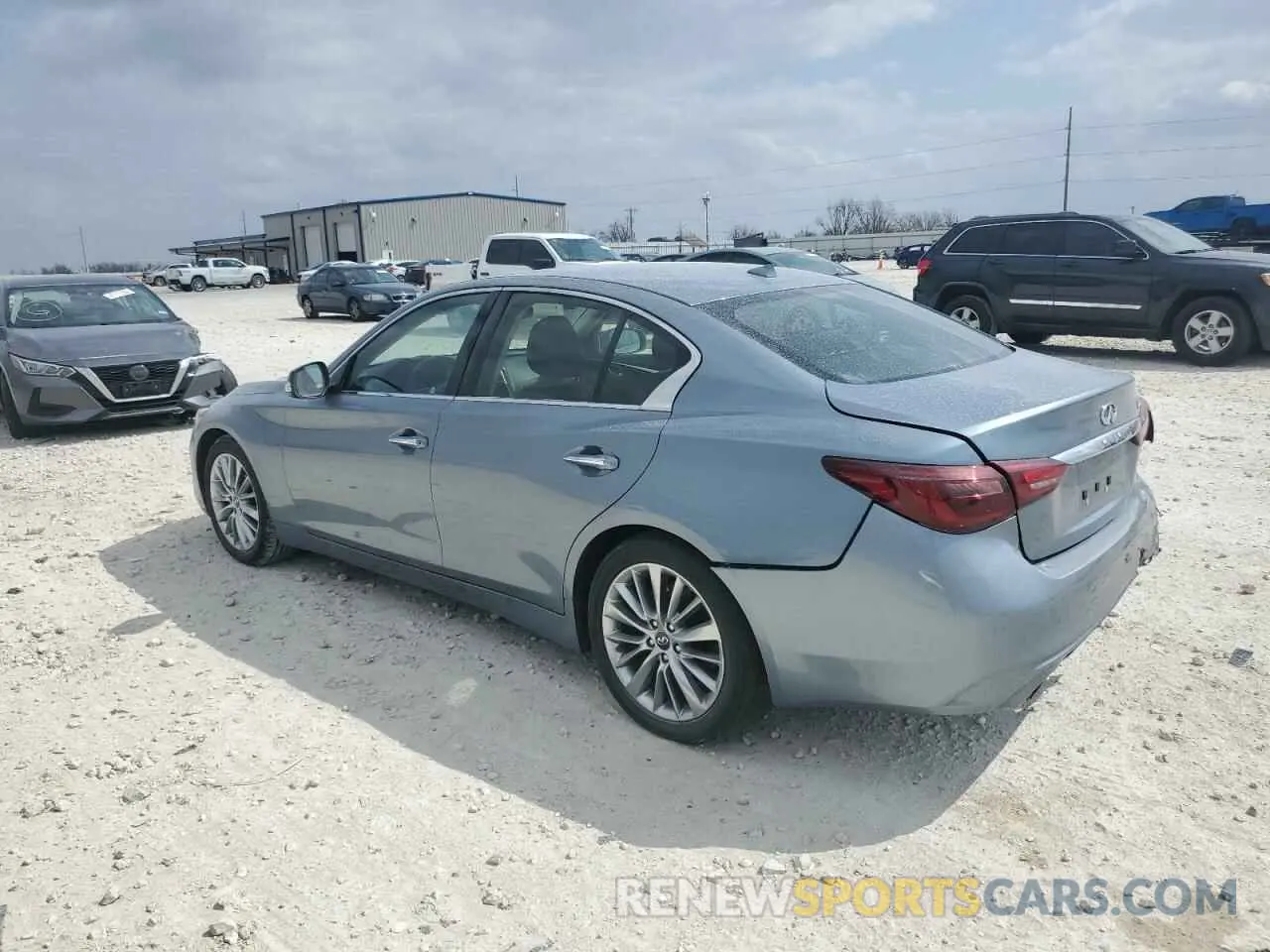 2 Photograph of a damaged car JN1EV7AP6KM519371 INFINITI Q50 2019