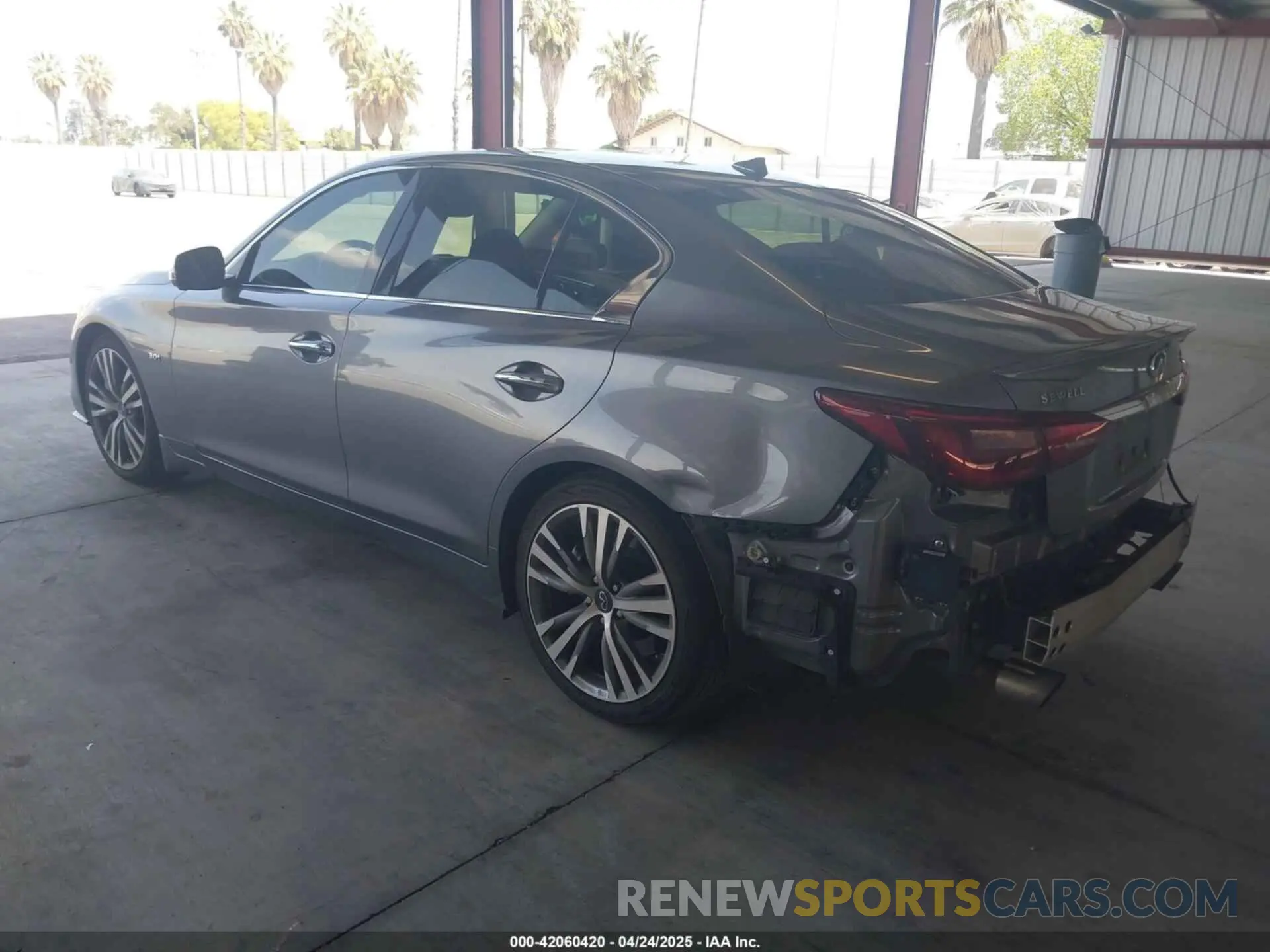 3 Фотография поврежденного автомобиля JN1EV7AP6KM541659 INFINITI Q50 2019