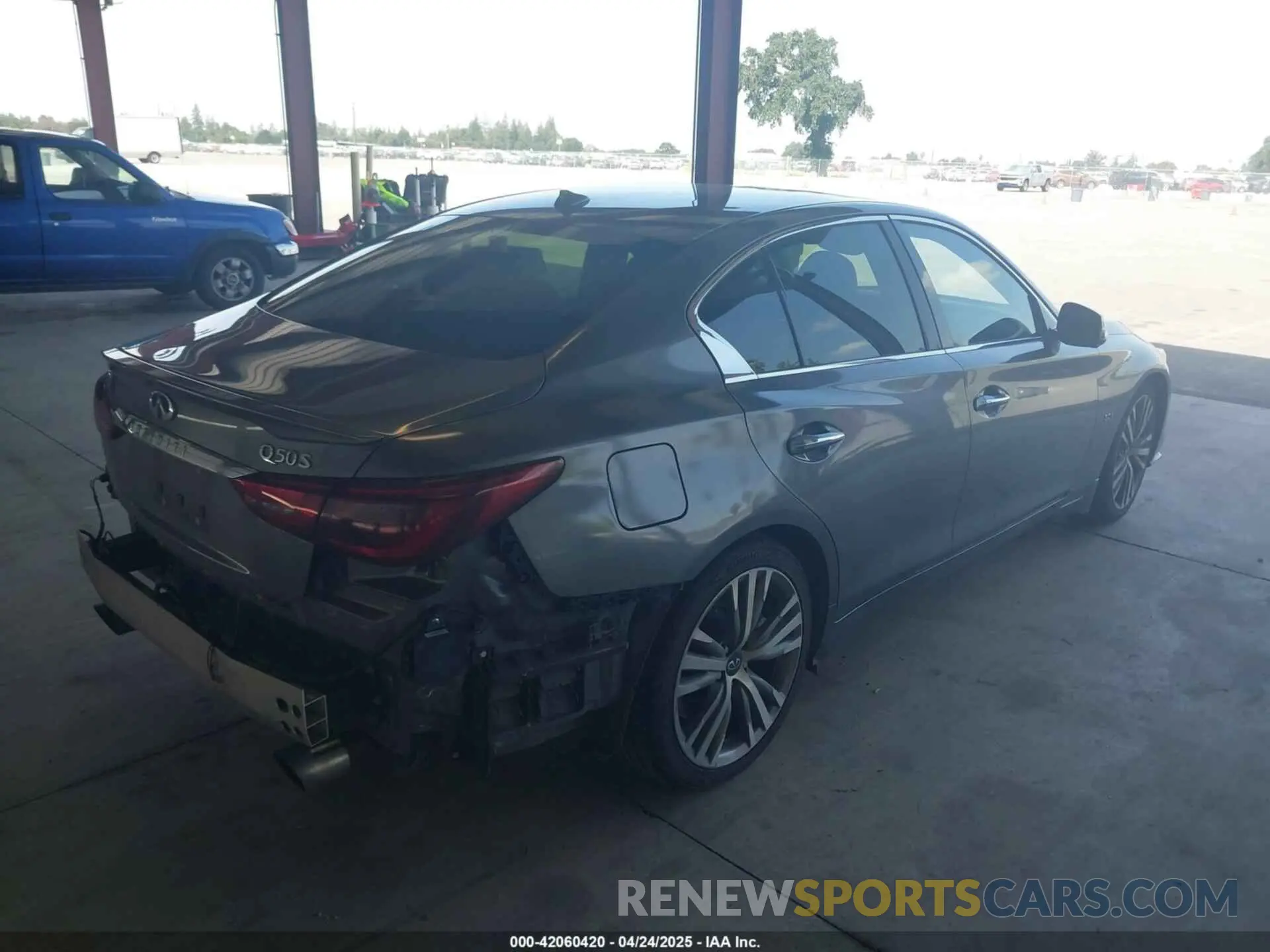 4 Фотография поврежденного автомобиля JN1EV7AP6KM541659 INFINITI Q50 2019