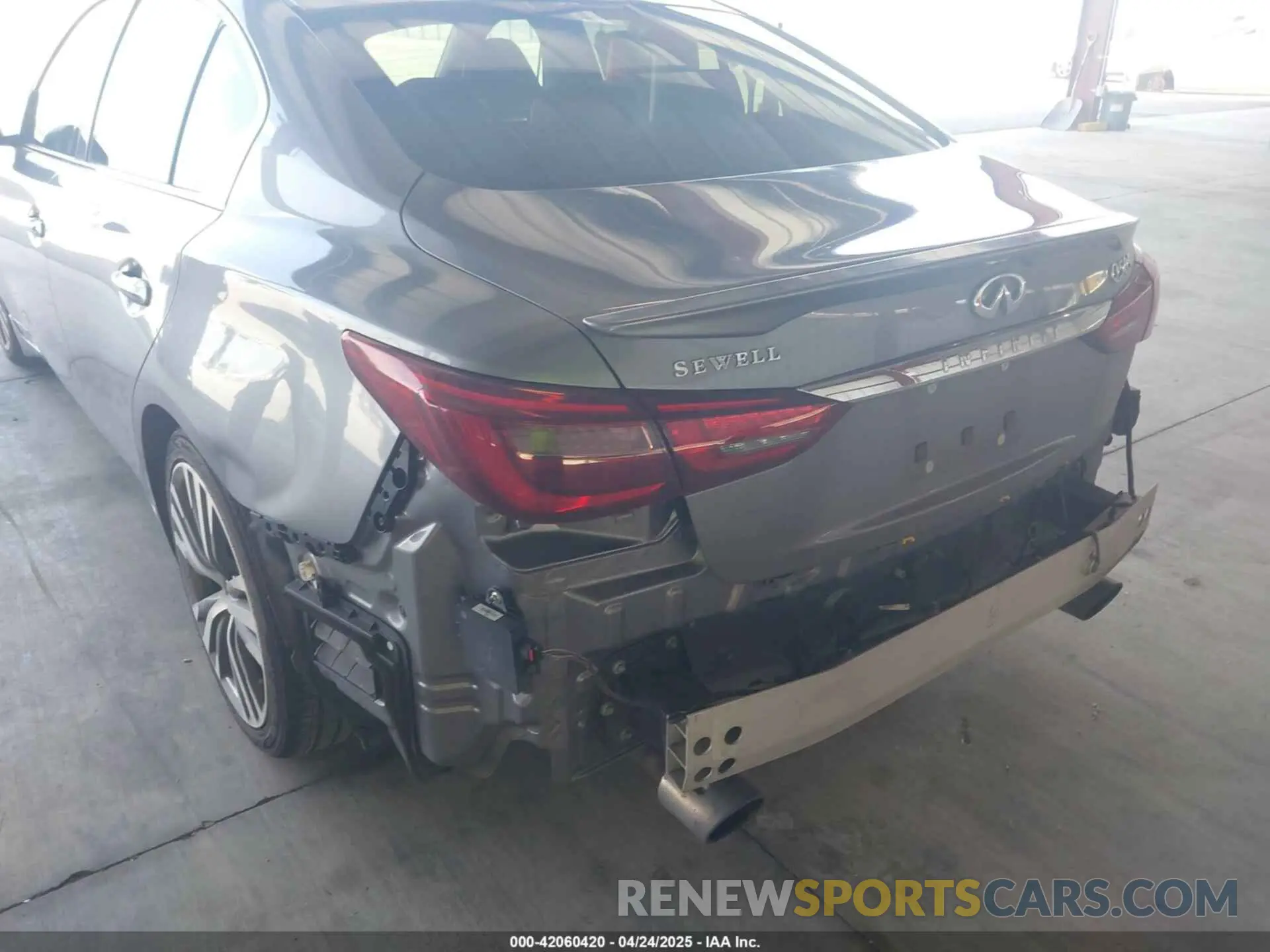 6 Фотография поврежденного автомобиля JN1EV7AP6KM541659 INFINITI Q50 2019