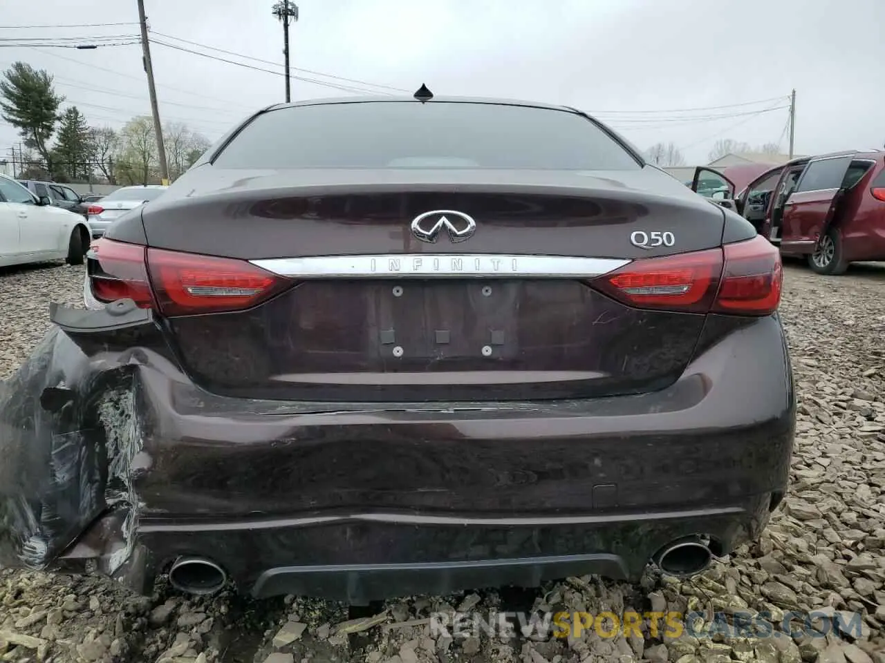 6 Photograph of a damaged car JN1EV7AP7KM512655 INFINITI Q50 2019