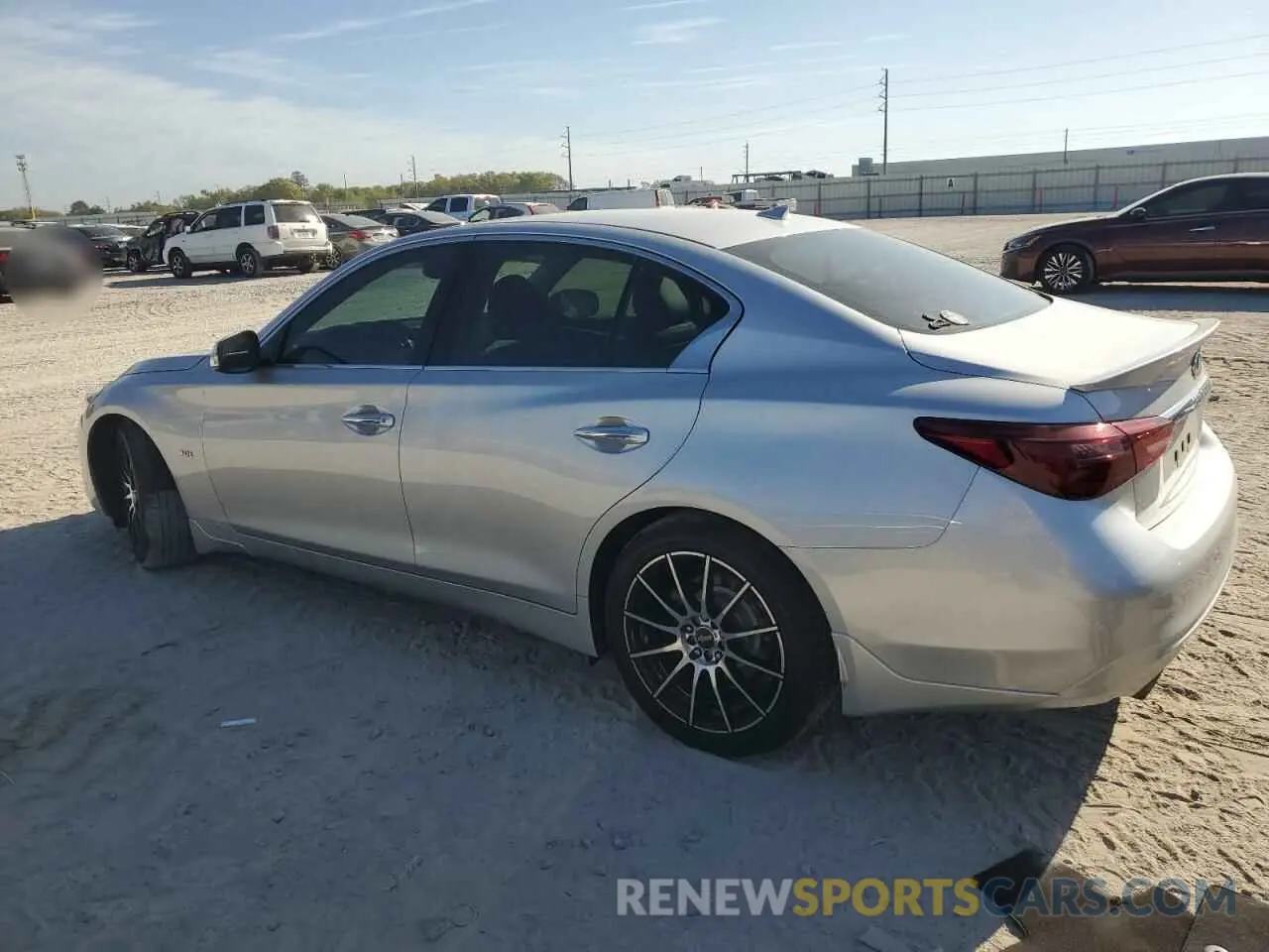 2 Photograph of a damaged car JN1EV7AP7KM518388 INFINITI Q50 2019