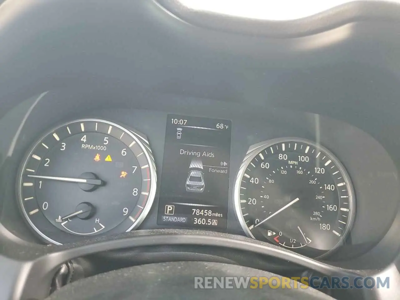 9 Photograph of a damaged car JN1EV7AP7KM518388 INFINITI Q50 2019