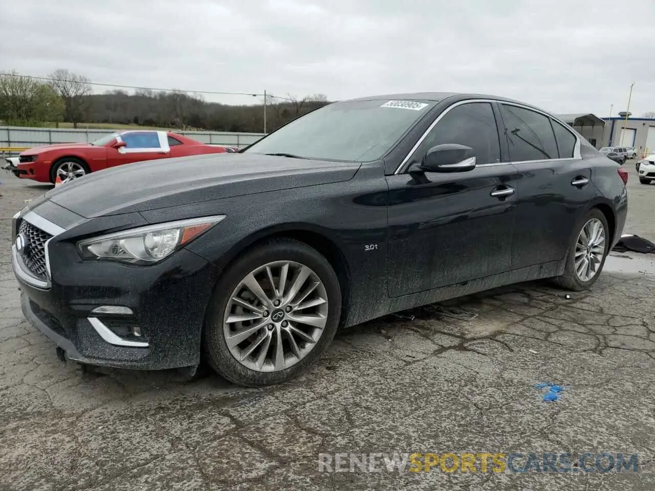 1 Photograph of a damaged car JN1EV7AP7KM540584 INFINITI Q50 2019