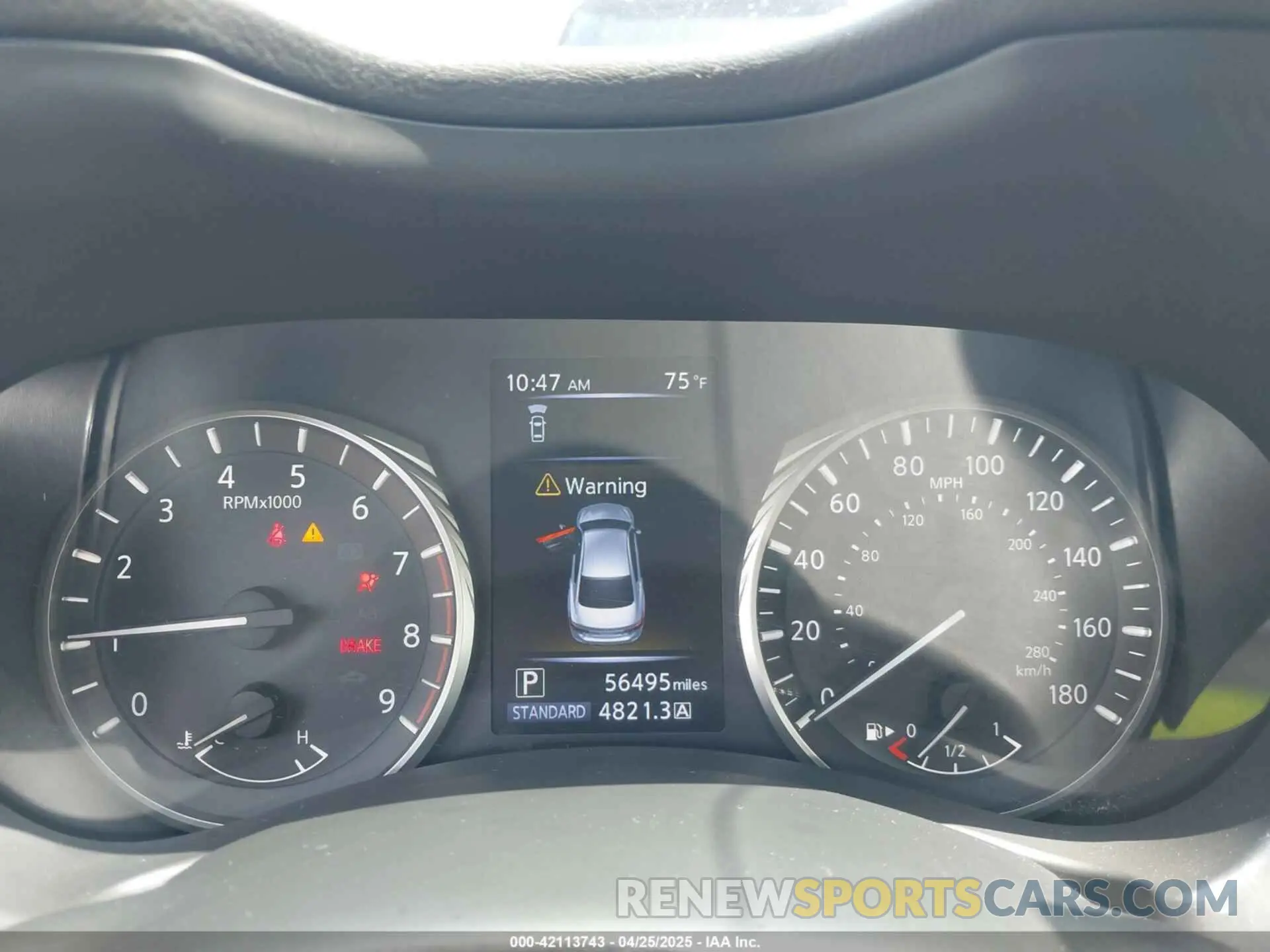 7 Photograph of a damaged car JN1EV7AP8KM518268 INFINITI Q50 2019