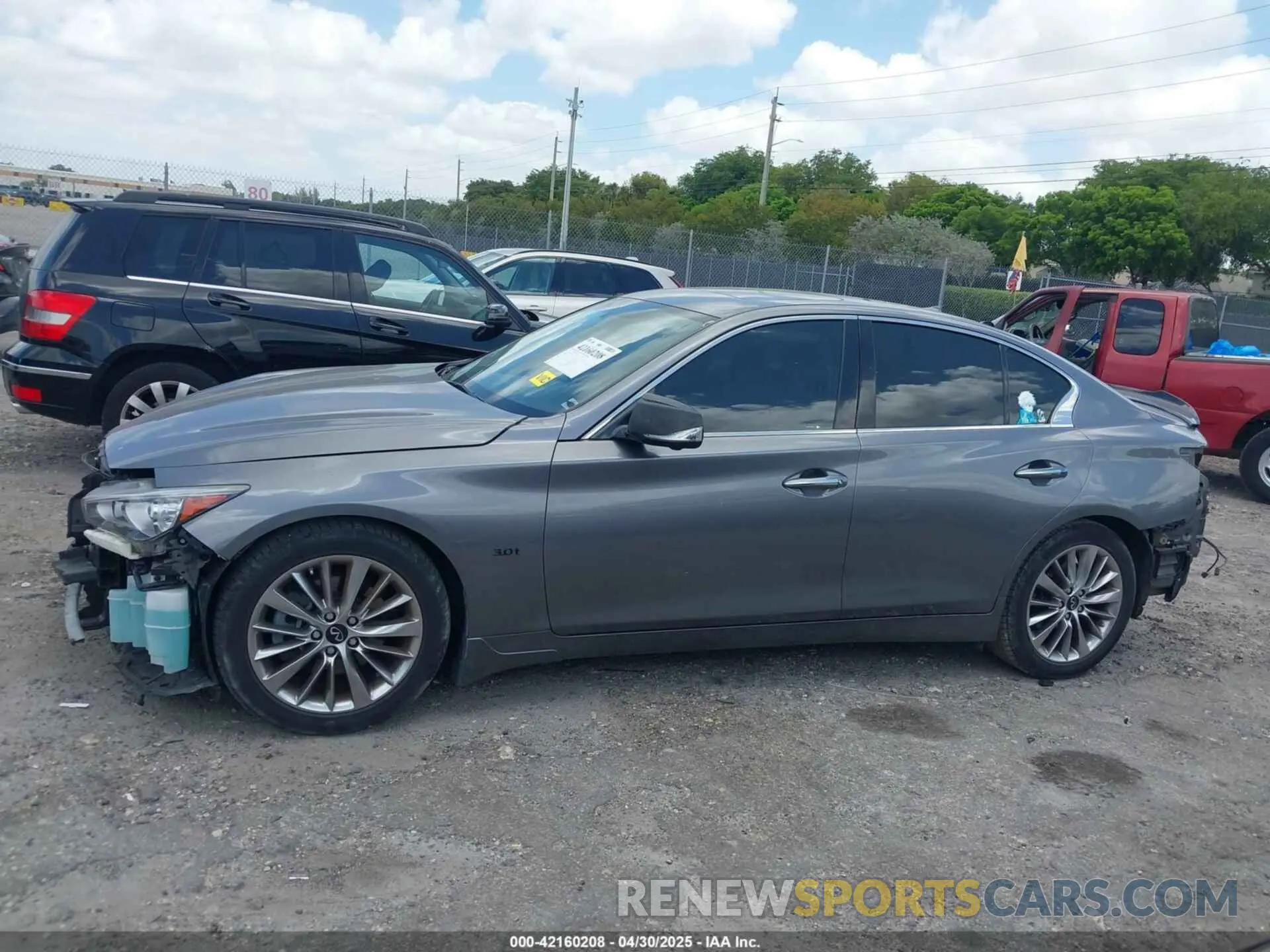 15 Фотография поврежденного автомобиля JN1EV7AP8KM541274 INFINITI Q50 2019