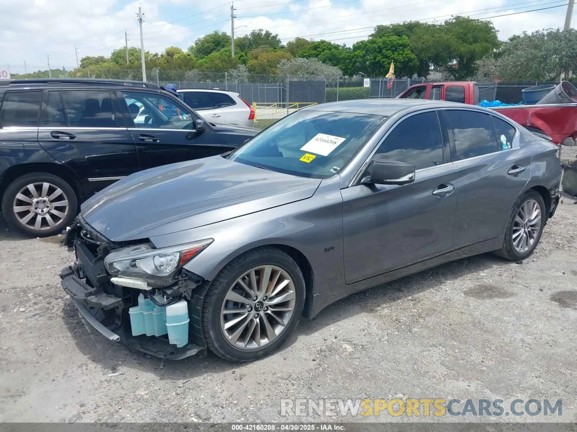 2 Фотография поврежденного автомобиля JN1EV7AP8KM541274 INFINITI Q50 2019