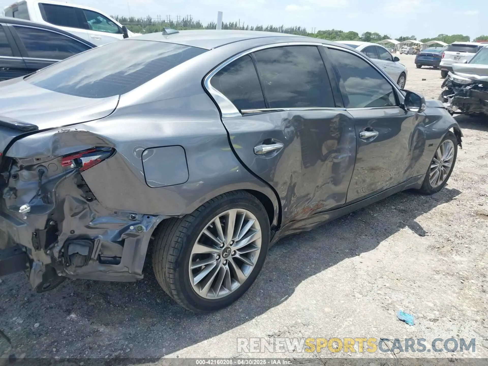 6 Фотография поврежденного автомобиля JN1EV7AP8KM541274 INFINITI Q50 2019