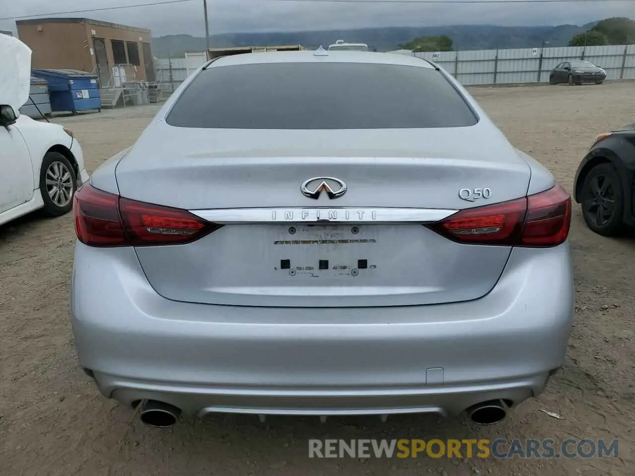 6 Photograph of a damaged car JN1EV7AP9KM512639 INFINITI Q50 2019