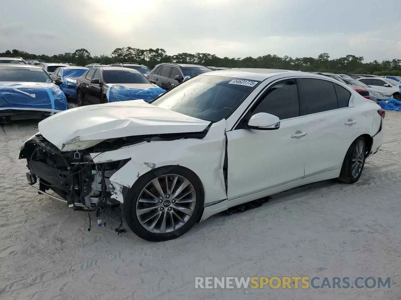 1 Фотография поврежденного автомобиля JN1EV7AP9KM513807 INFINITI Q50 2019