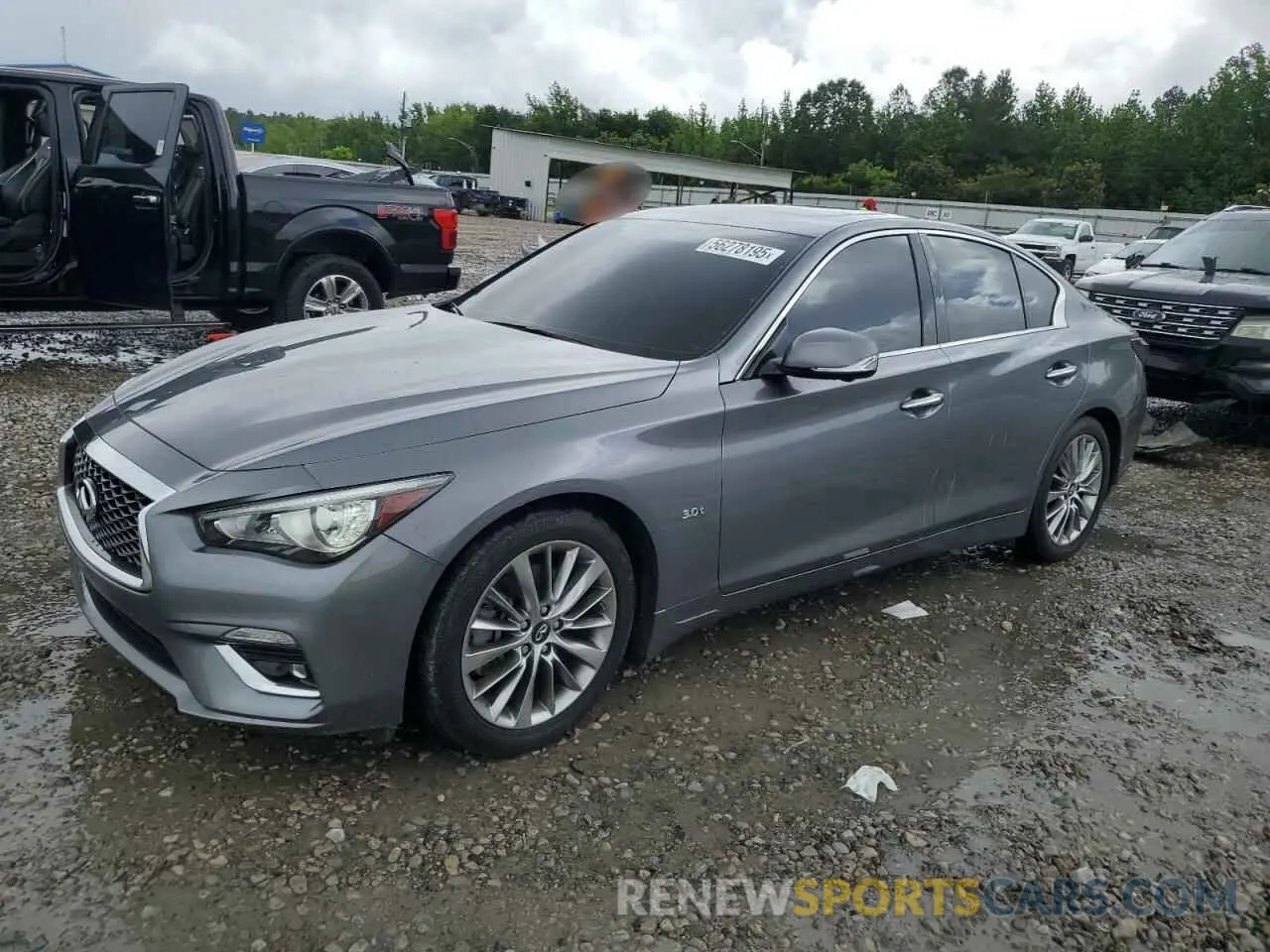 1 Photograph of a damaged car JN1EV7AP9KM518019 INFINITI Q50 2019