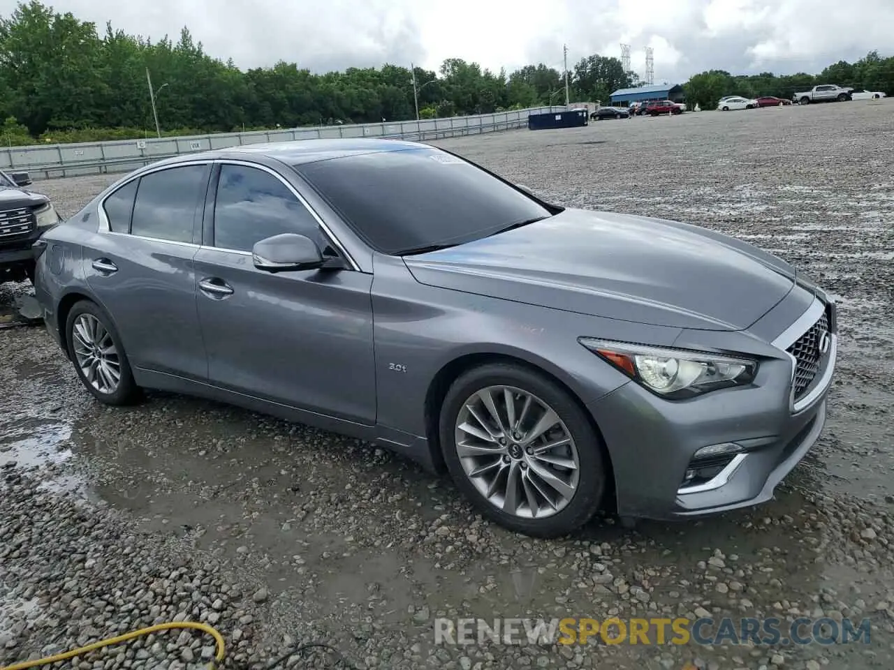 4 Photograph of a damaged car JN1EV7AP9KM518019 INFINITI Q50 2019