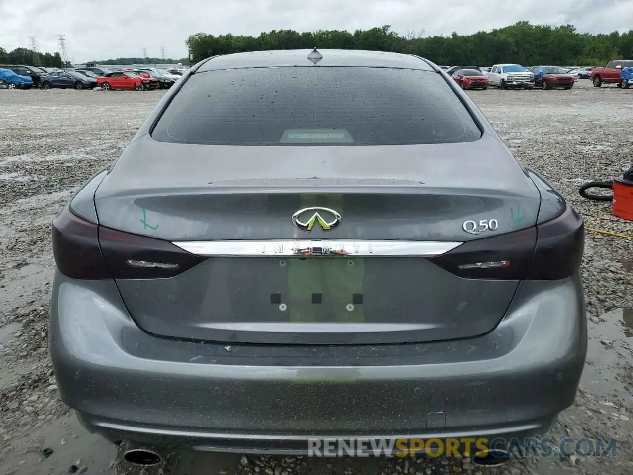 6 Photograph of a damaged car JN1EV7AP9KM518019 INFINITI Q50 2019