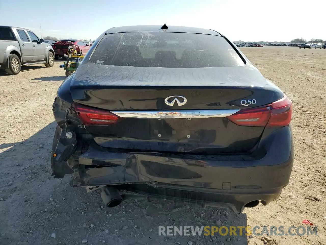 6 Photograph of a damaged car JN1EV7AP9KM518974 INFINITI Q50 2019