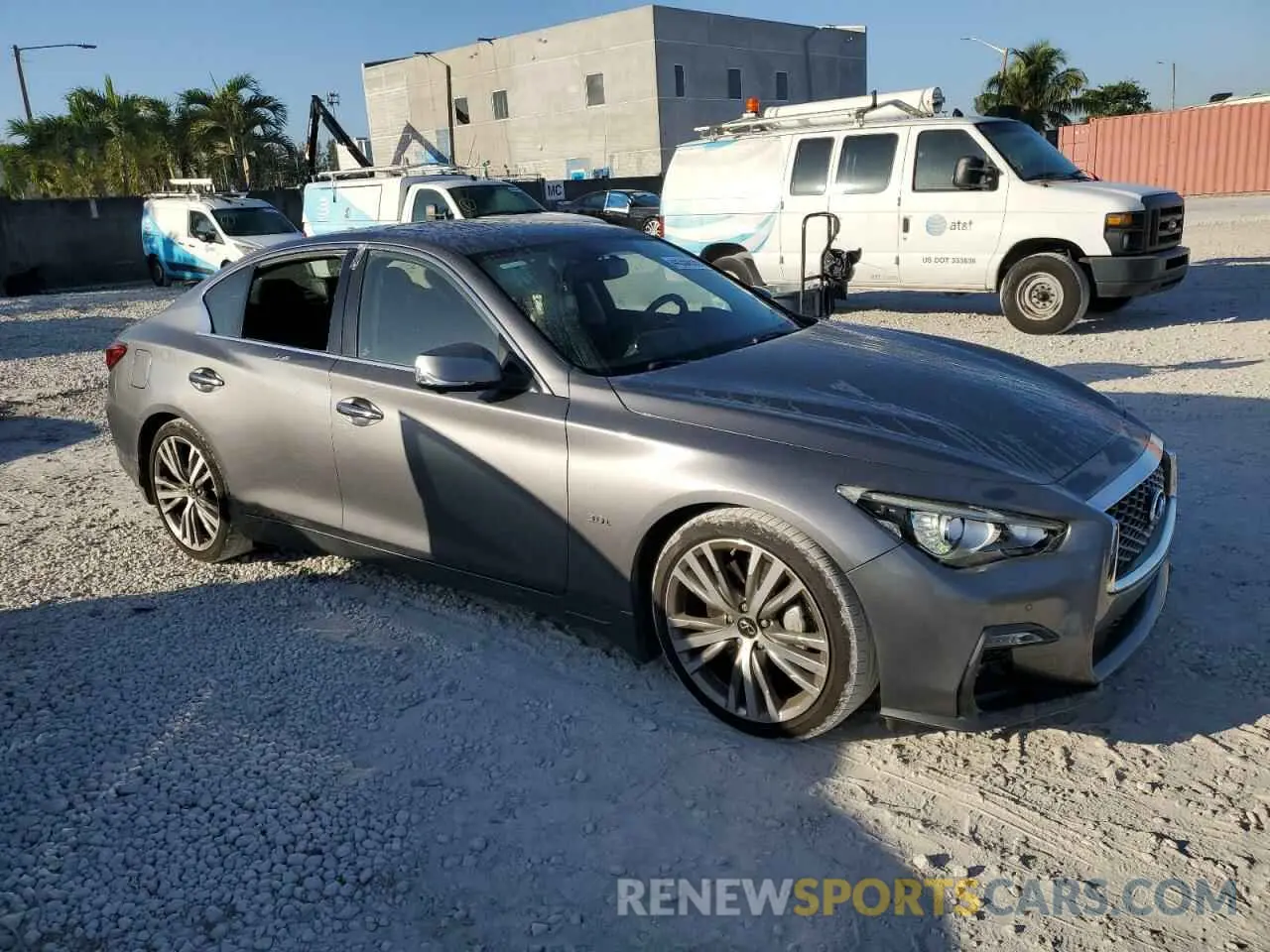 4 Фотография поврежденного автомобиля JN1EV7AP9KM541414 INFINITI Q50 2019