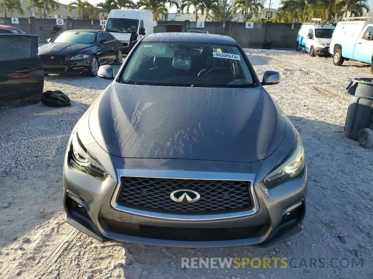 5 Фотография поврежденного автомобиля JN1EV7AP9KM541414 INFINITI Q50 2019