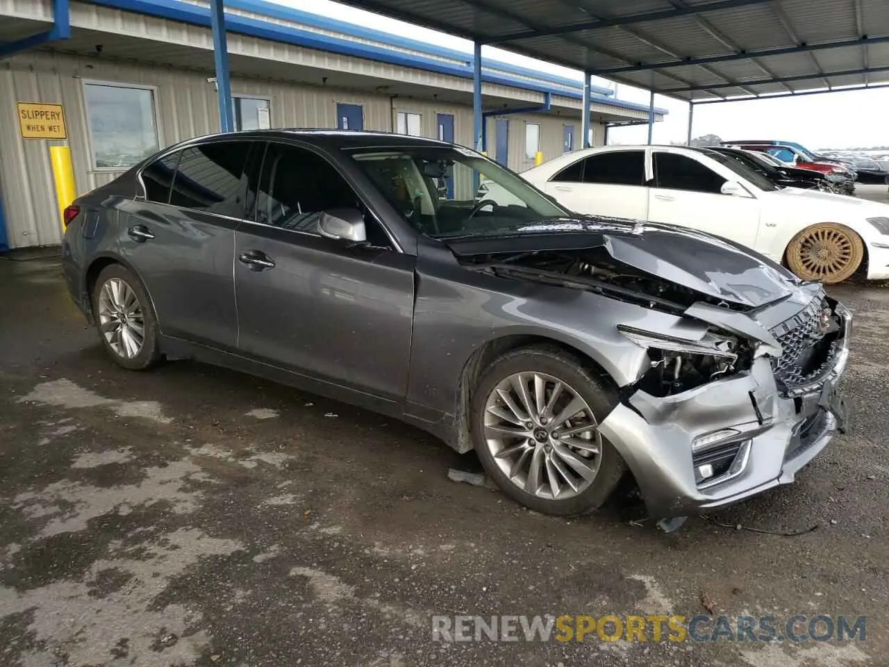4 Фотография поврежденного автомобиля JN1EV7AP9KM542272 INFINITI Q50 2019