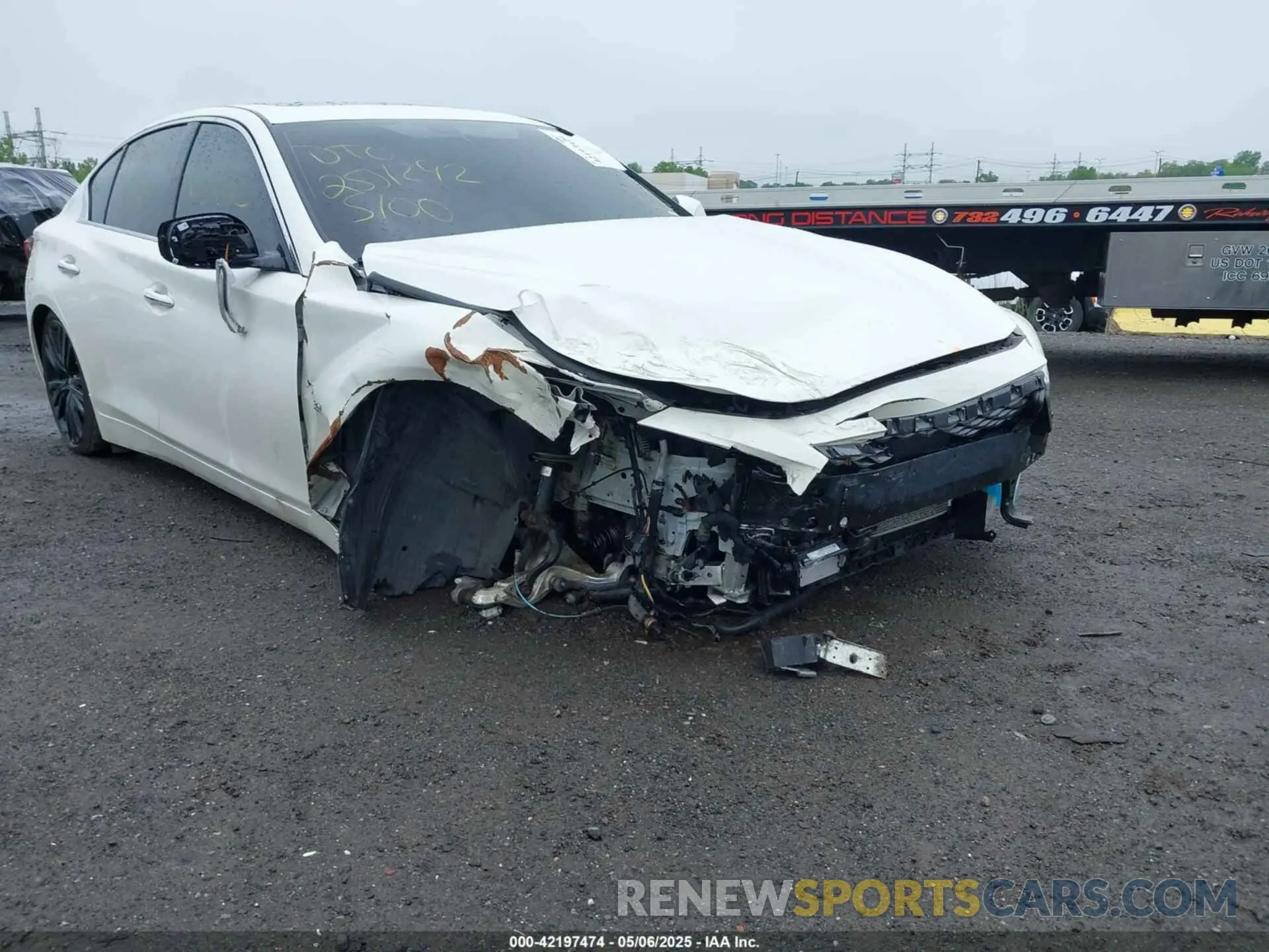 16 Photograph of a damaged car JN1EV7APXKM510219 INFINITI Q50 2019