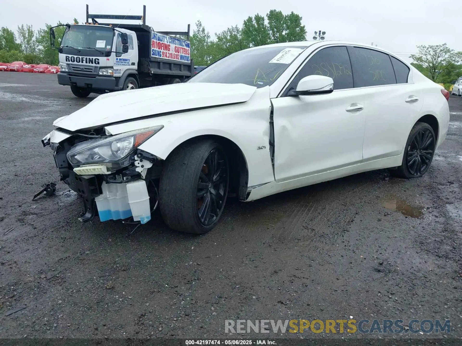 2 Photograph of a damaged car JN1EV7APXKM510219 INFINITI Q50 2019