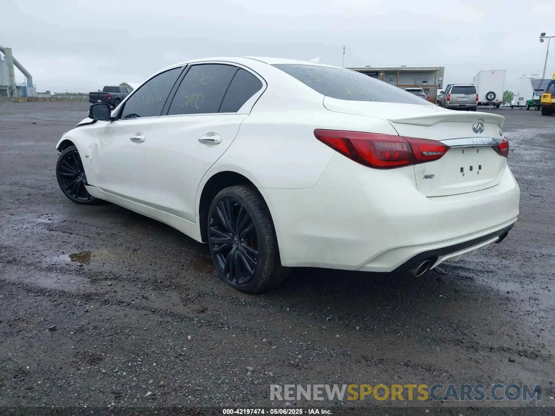 3 Photograph of a damaged car JN1EV7APXKM510219 INFINITI Q50 2019