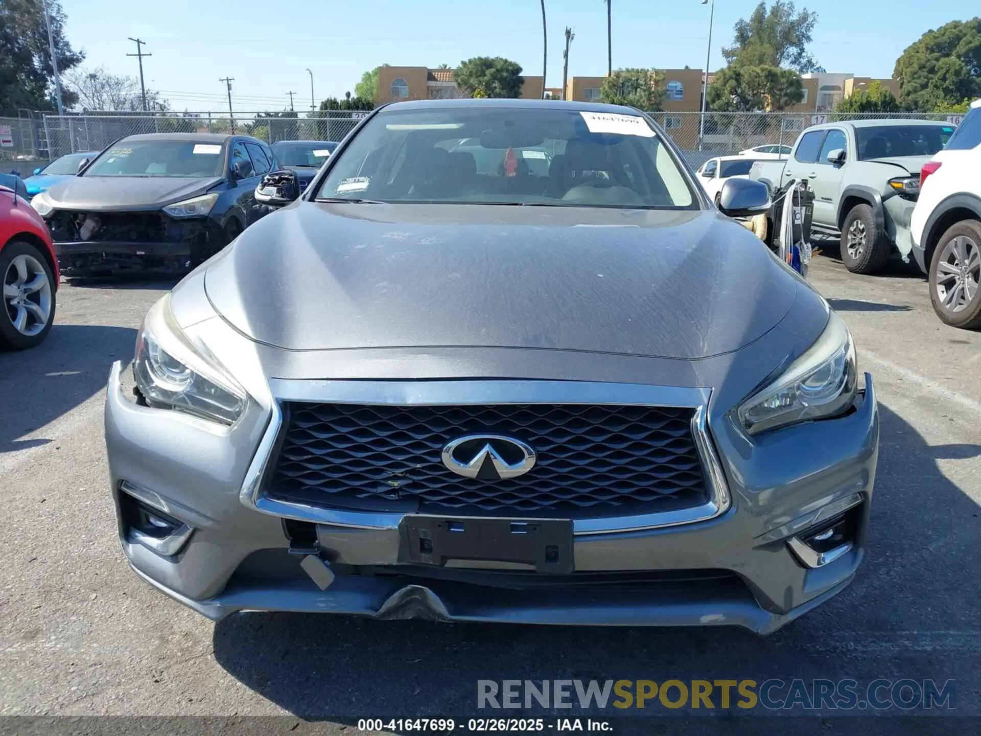 11 Фотография поврежденного автомобиля JN1EV7APXKM511385 INFINITI Q50 2019