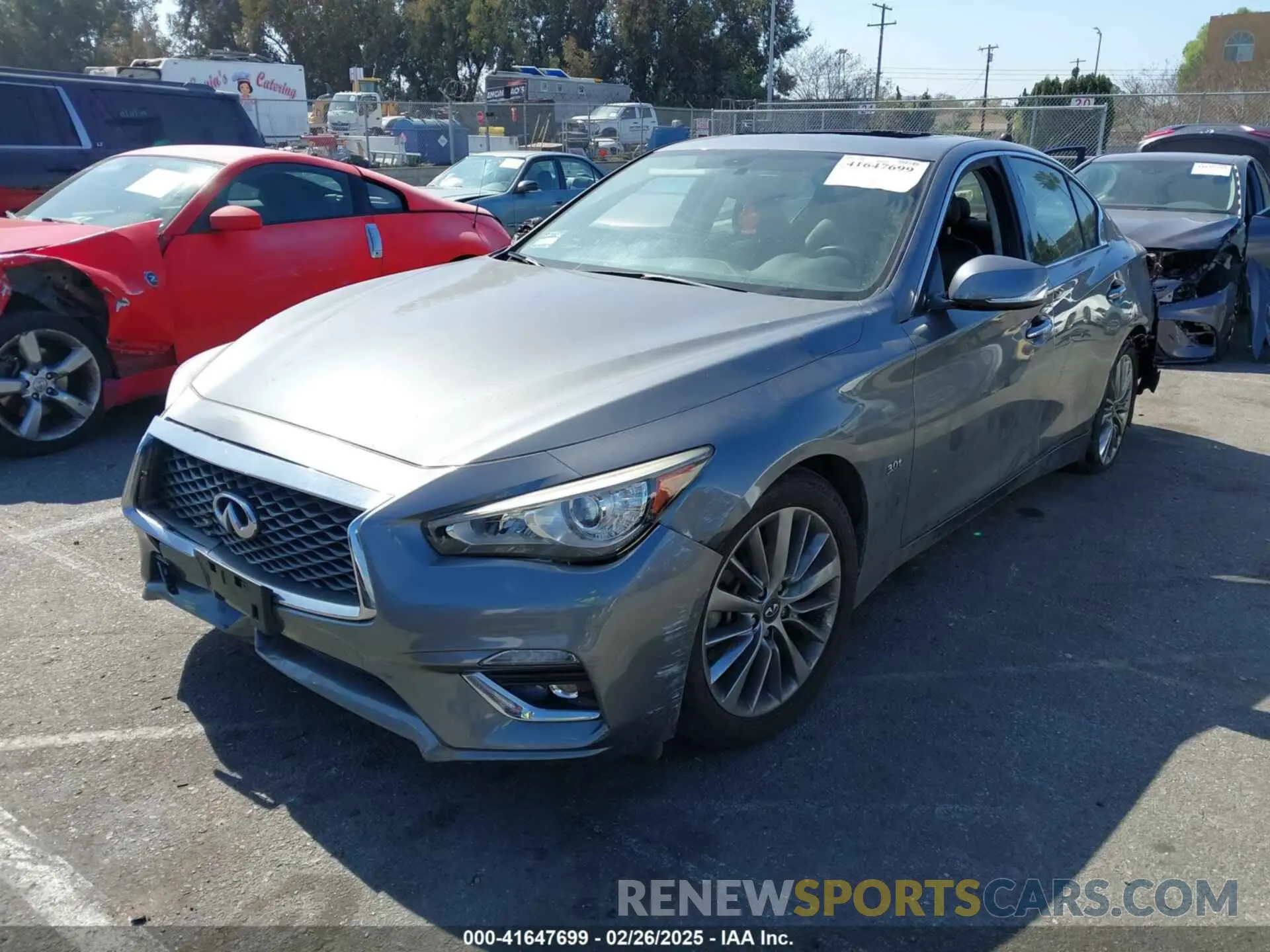 2 Фотография поврежденного автомобиля JN1EV7APXKM511385 INFINITI Q50 2019