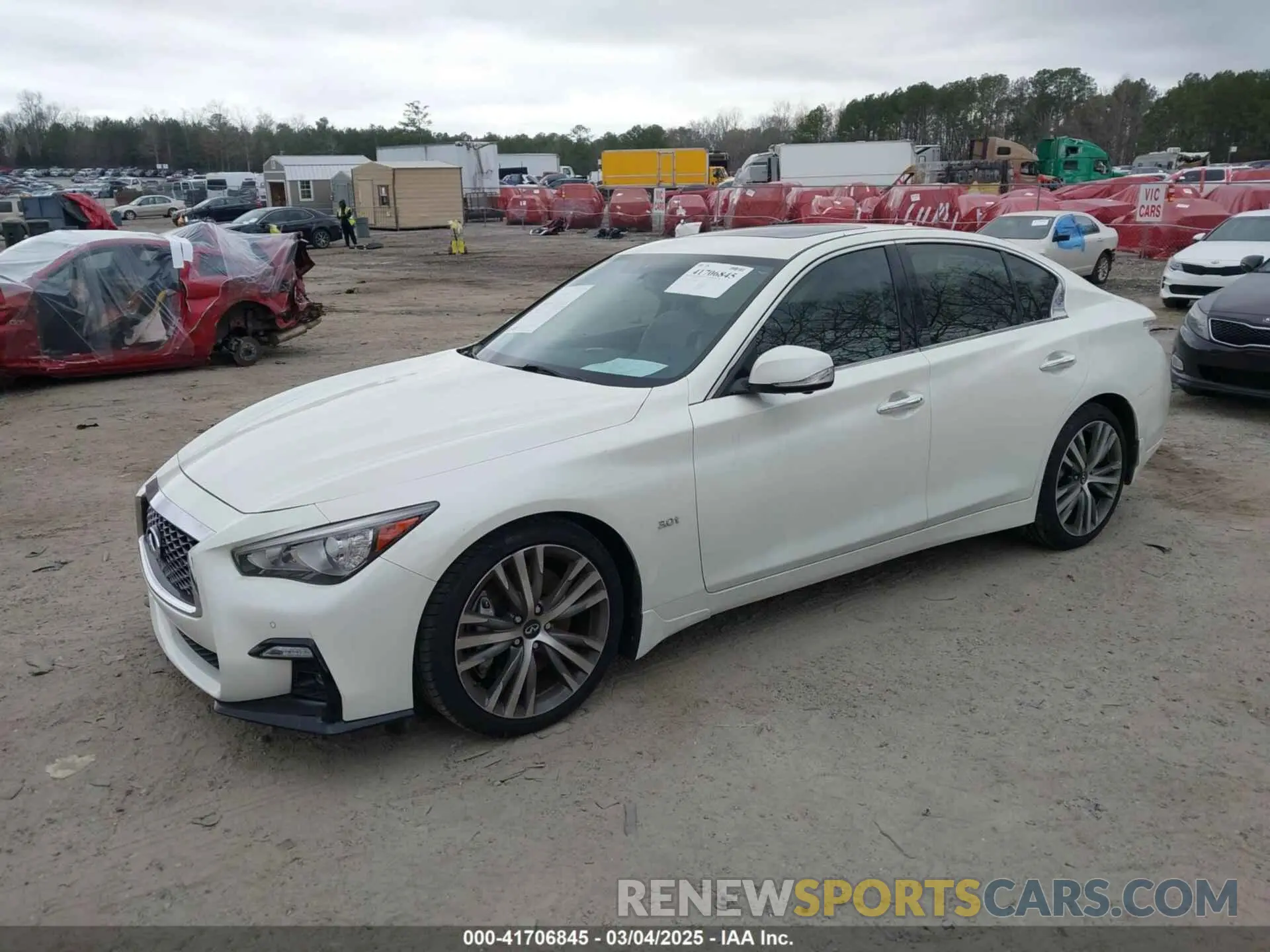 2 Photograph of a damaged car JN1EV7APXKM512665 INFINITI Q50 2019