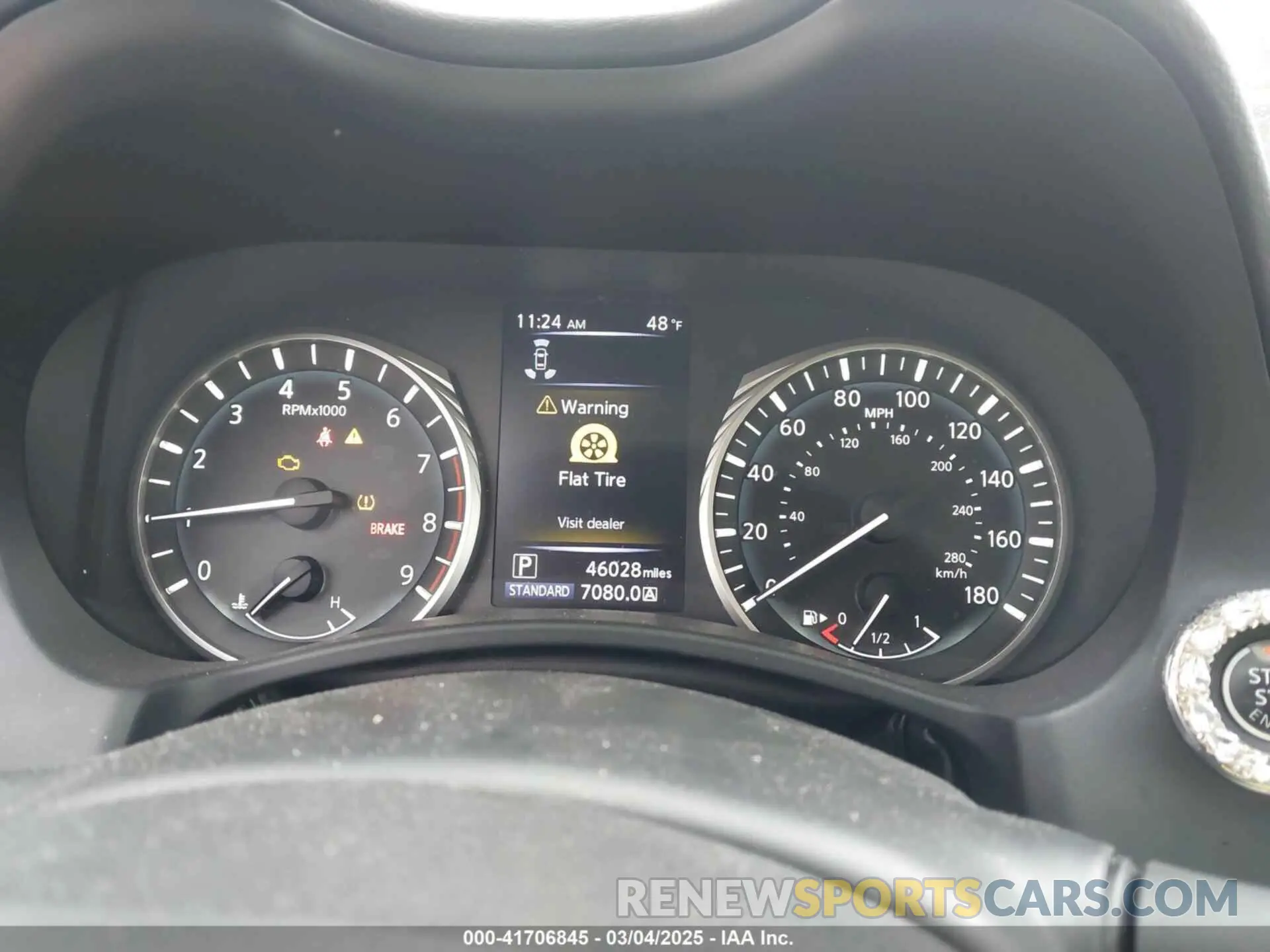 7 Photograph of a damaged car JN1EV7APXKM512665 INFINITI Q50 2019