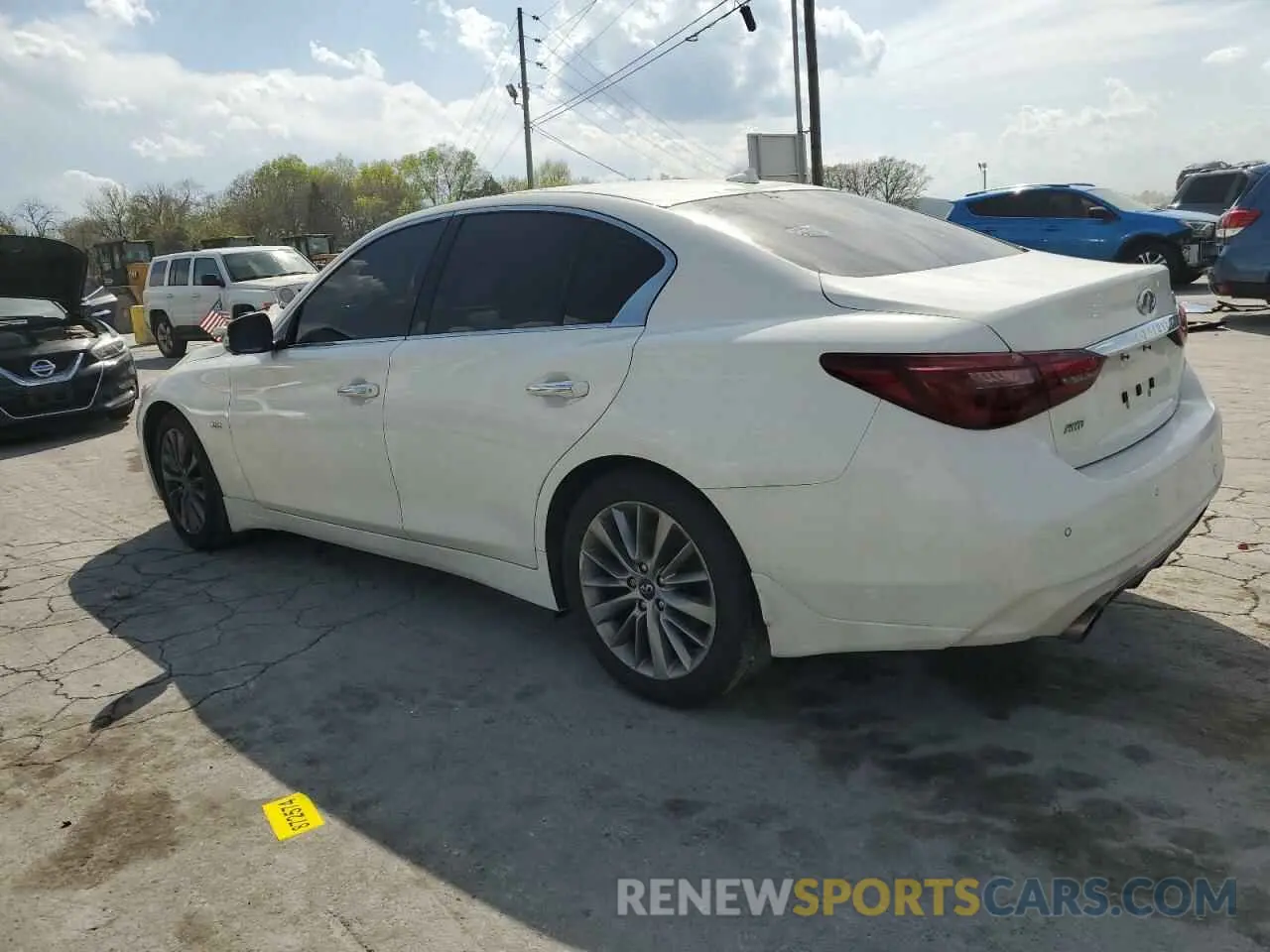 2 Фотография поврежденного автомобиля JN1EV7AR0KM552352 INFINITI Q50 2019