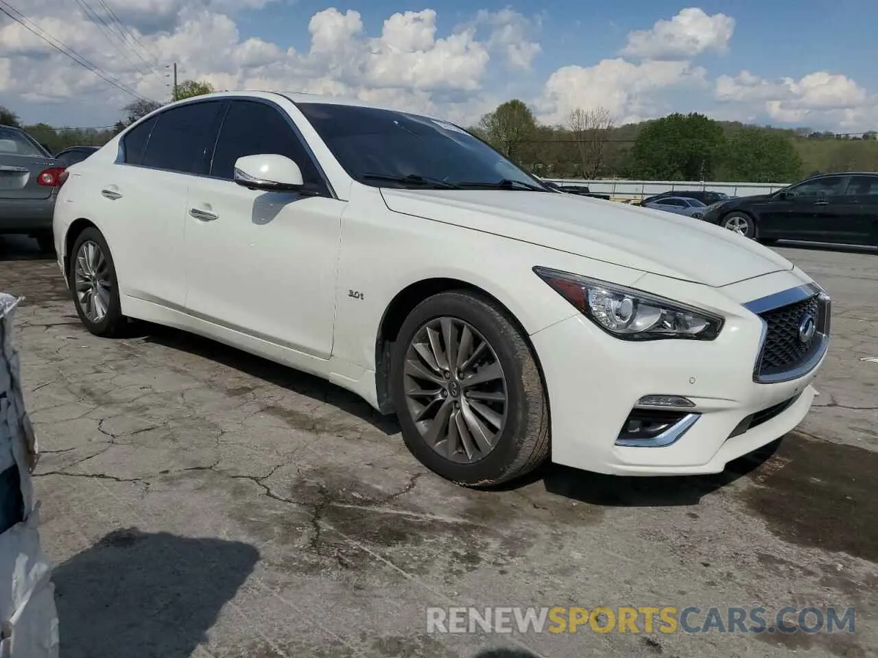 4 Фотография поврежденного автомобиля JN1EV7AR0KM552352 INFINITI Q50 2019