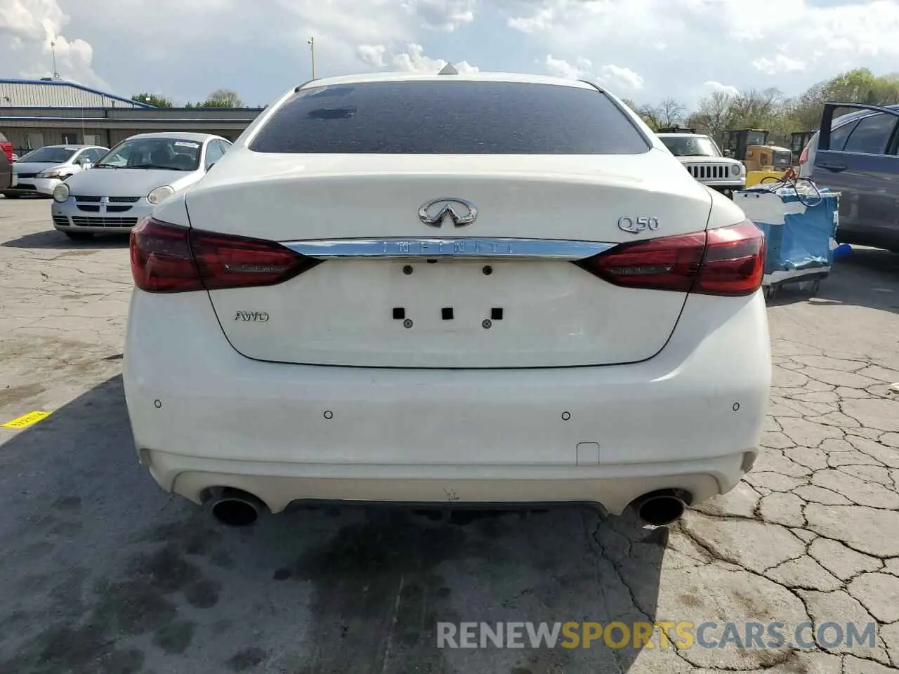 6 Фотография поврежденного автомобиля JN1EV7AR0KM552352 INFINITI Q50 2019