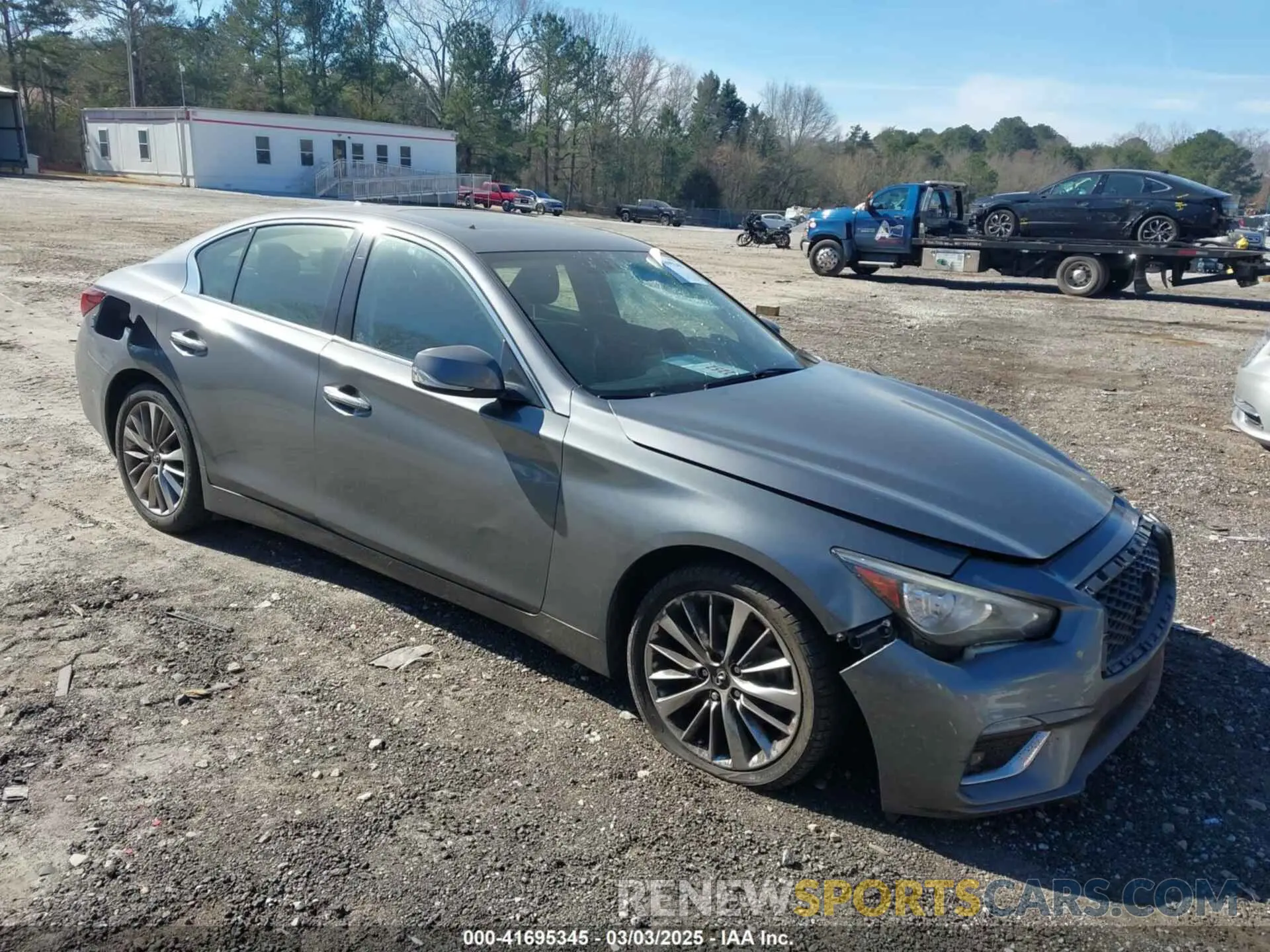 1 Фотография поврежденного автомобиля JN1EV7AR0KM559124 INFINITI Q50 2019
