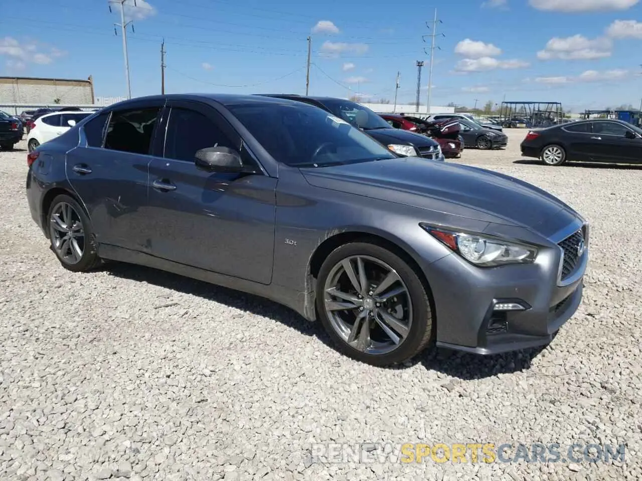 4 Фотография поврежденного автомобиля JN1EV7AR0KM592477 INFINITI Q50 2019