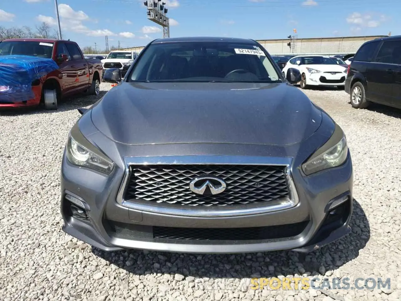 5 Фотография поврежденного автомобиля JN1EV7AR0KM592477 INFINITI Q50 2019