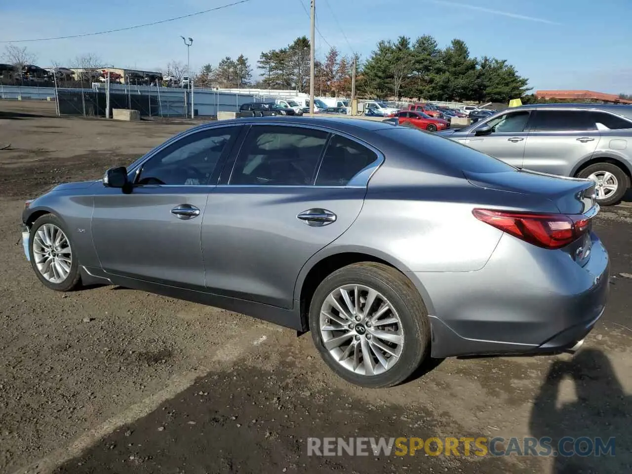 2 Photograph of a damaged car JN1EV7AR0KM593743 INFINITI Q50 2019
