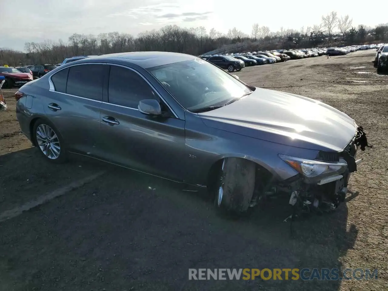 4 Photograph of a damaged car JN1EV7AR0KM593743 INFINITI Q50 2019