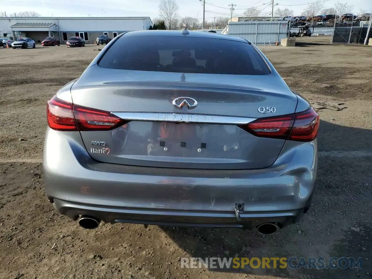 6 Photograph of a damaged car JN1EV7AR0KM593743 INFINITI Q50 2019