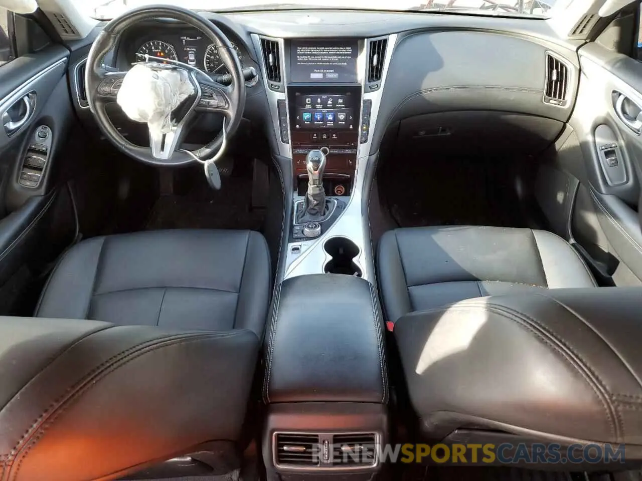 8 Photograph of a damaged car JN1EV7AR0KM593743 INFINITI Q50 2019