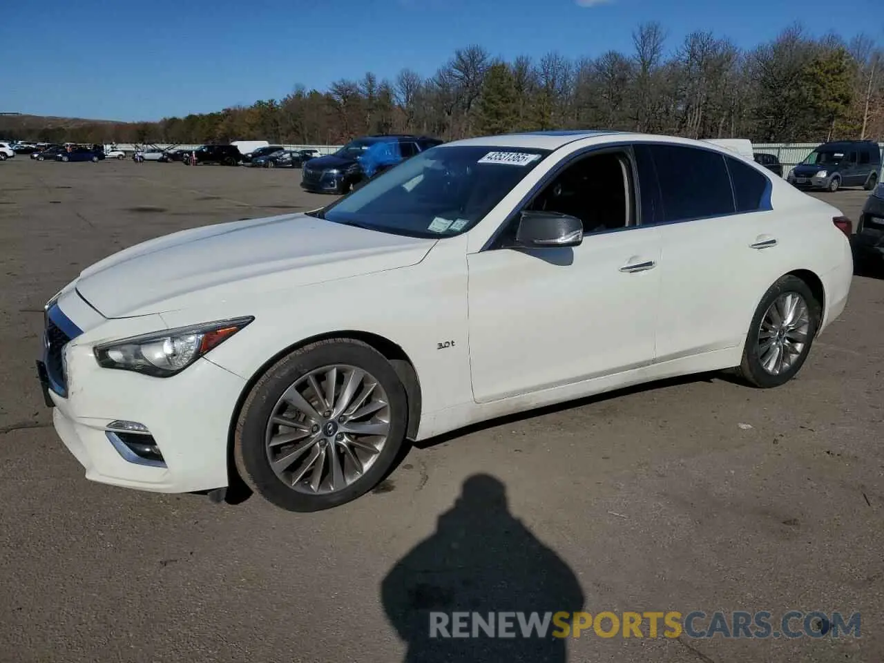 1 Photograph of a damaged car JN1EV7AR1KM554353 INFINITI Q50 2019
