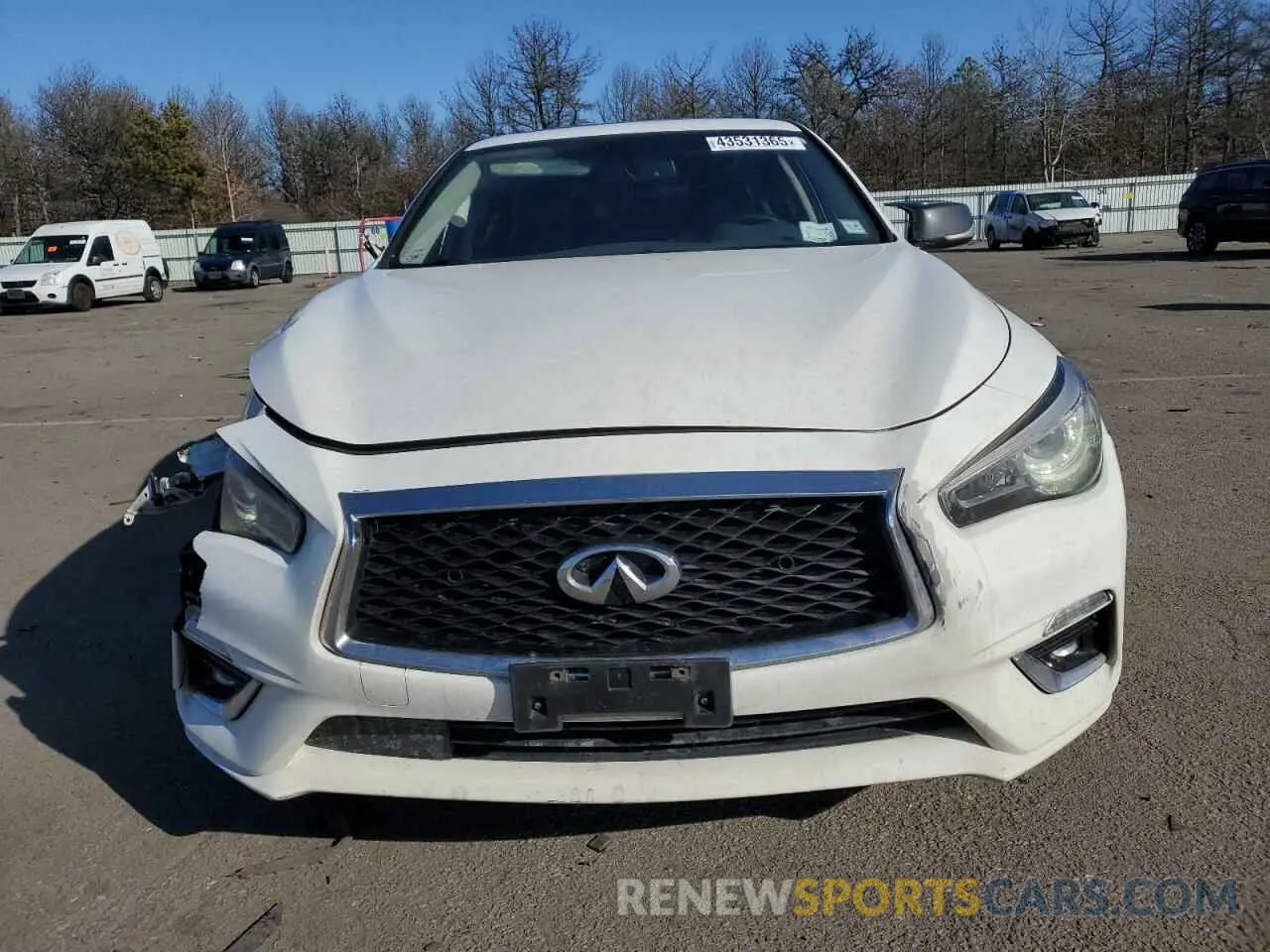 5 Photograph of a damaged car JN1EV7AR1KM554353 INFINITI Q50 2019