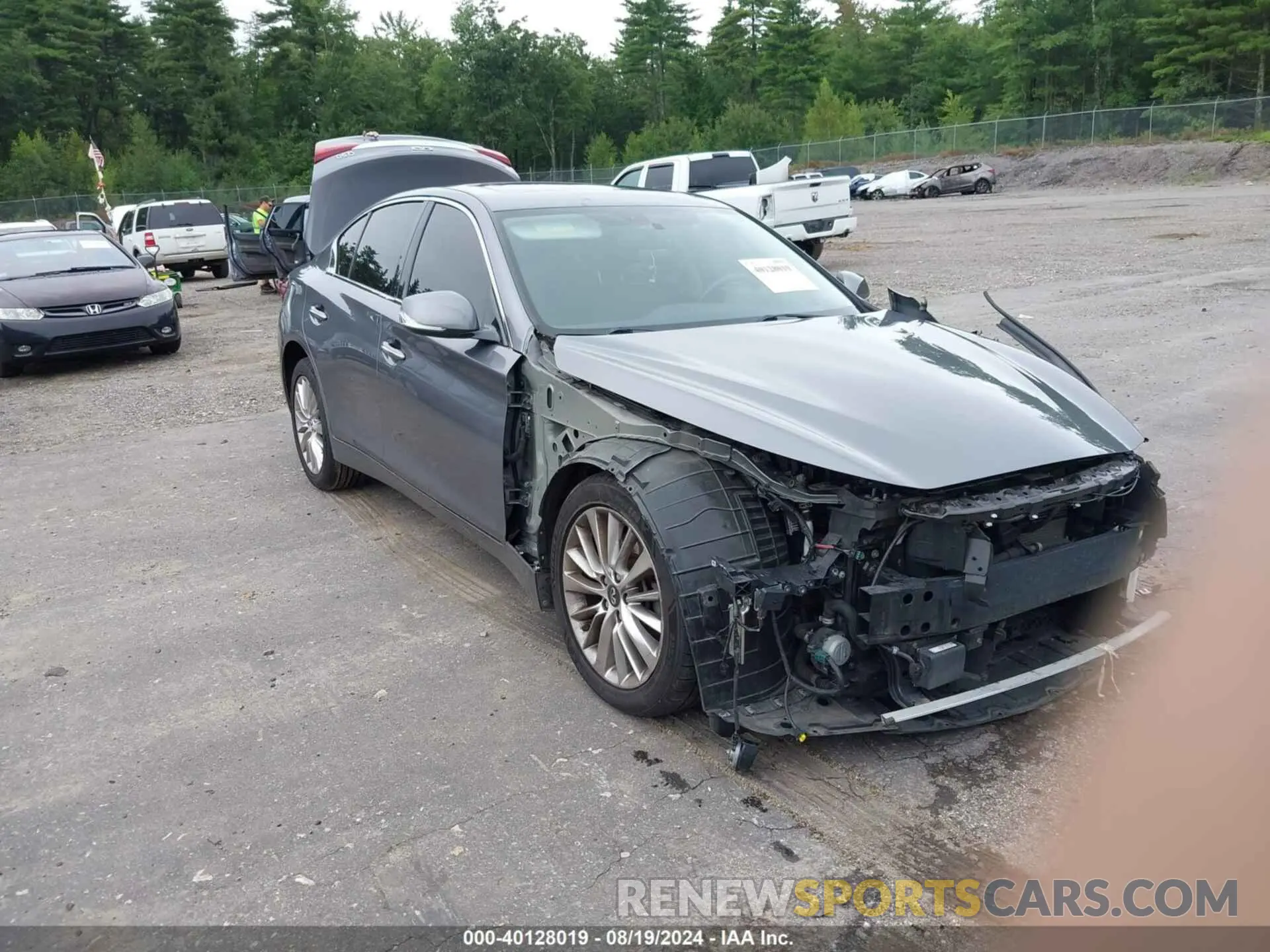 1 Фотография поврежденного автомобиля JN1EV7AR1KM559553 INFINITI Q50 2019