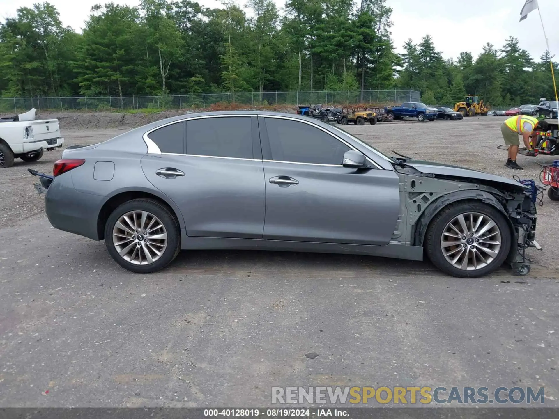 14 Фотография поврежденного автомобиля JN1EV7AR1KM559553 INFINITI Q50 2019