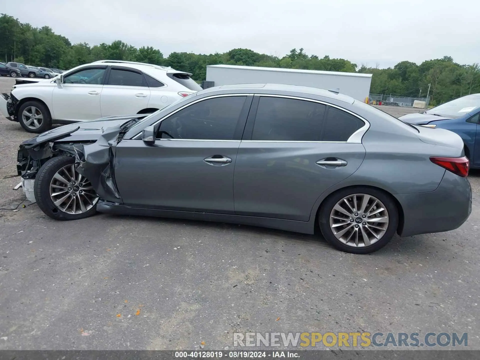 15 Фотография поврежденного автомобиля JN1EV7AR1KM559553 INFINITI Q50 2019