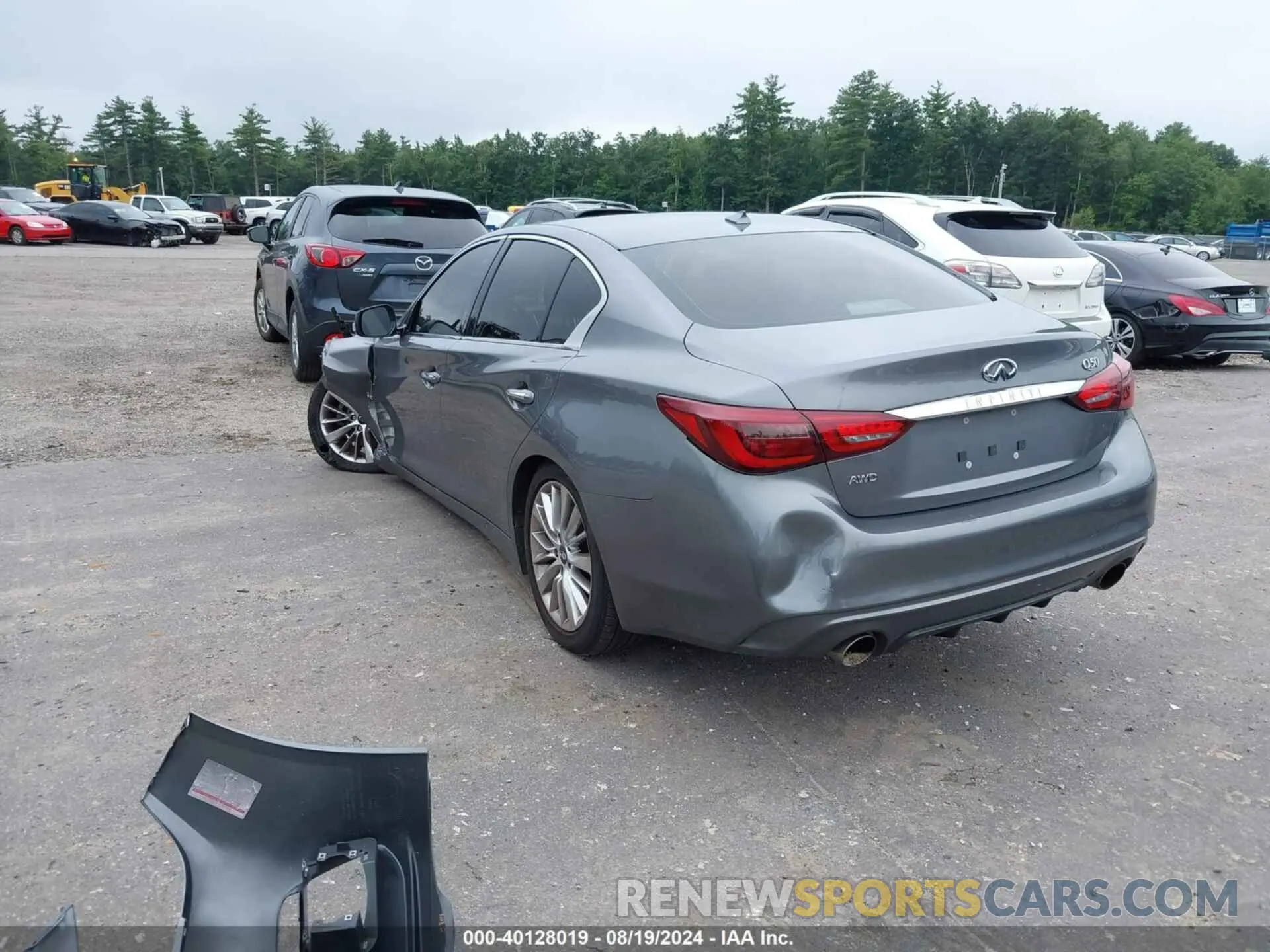 3 Фотография поврежденного автомобиля JN1EV7AR1KM559553 INFINITI Q50 2019