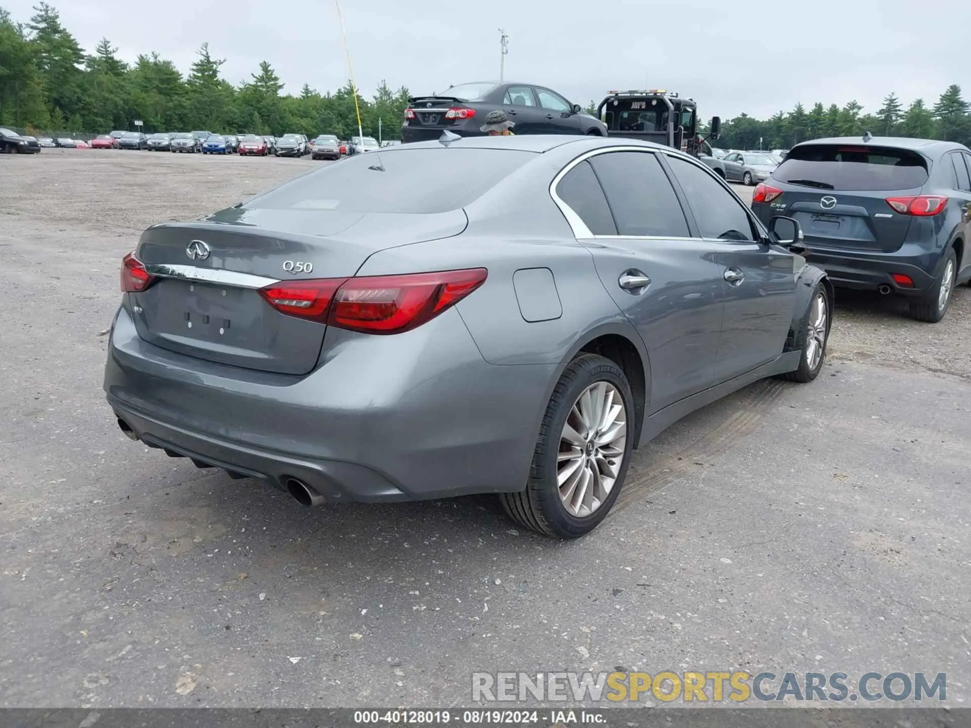 4 Фотография поврежденного автомобиля JN1EV7AR1KM559553 INFINITI Q50 2019
