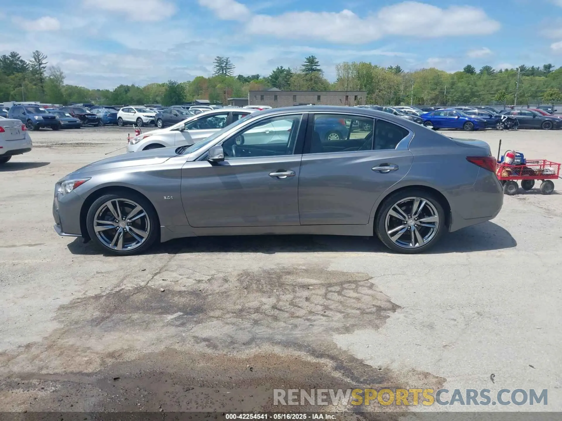 13 Photograph of a damaged car JN1EV7AR1KM591998 INFINITI Q50 2019
