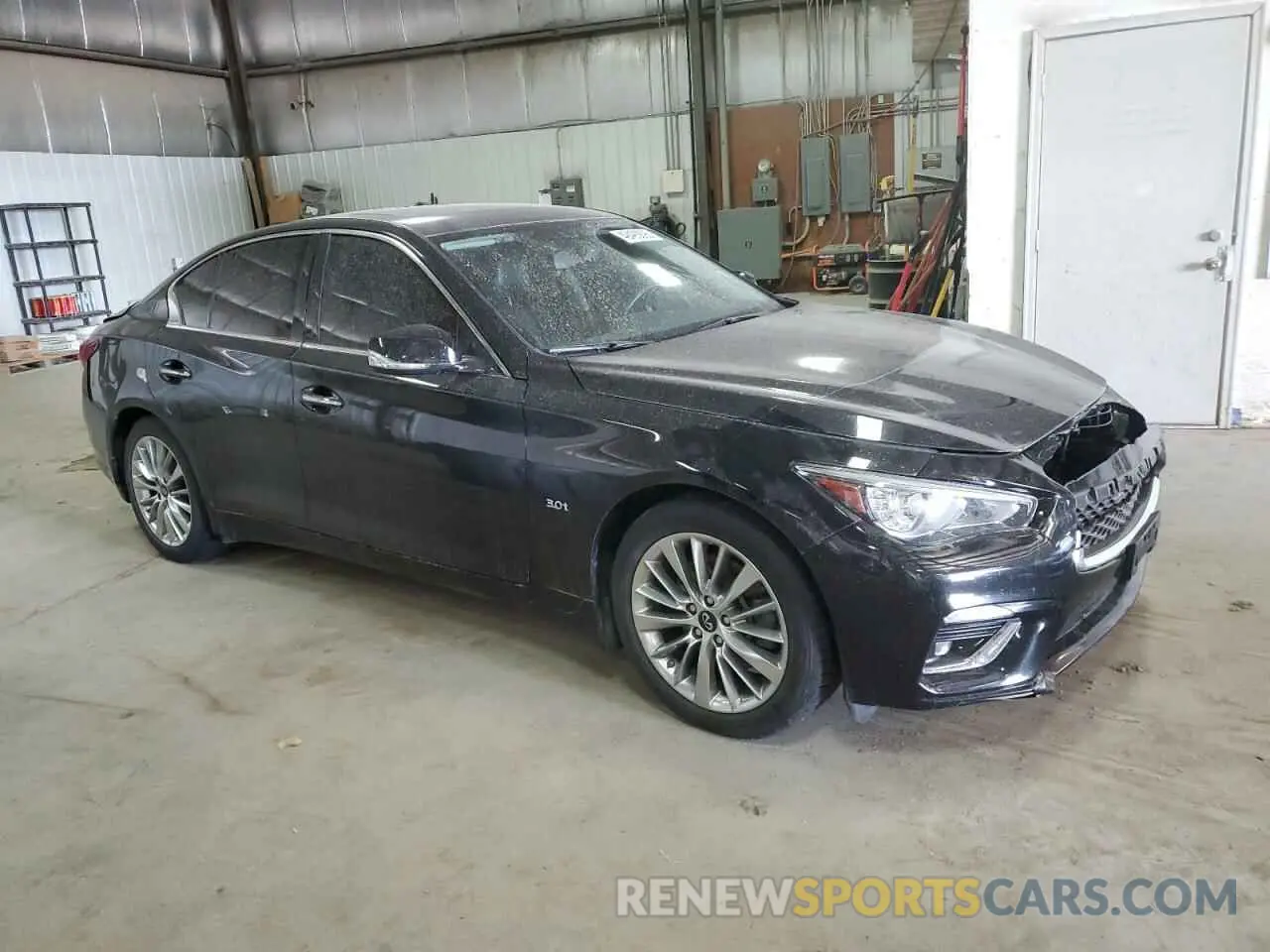 4 Фотография поврежденного автомобиля JN1EV7AR2KM555382 INFINITI Q50 2019